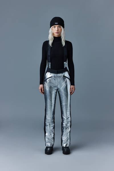 MACKAGE NYOMI metallic ski pant with removable suspenders outlook