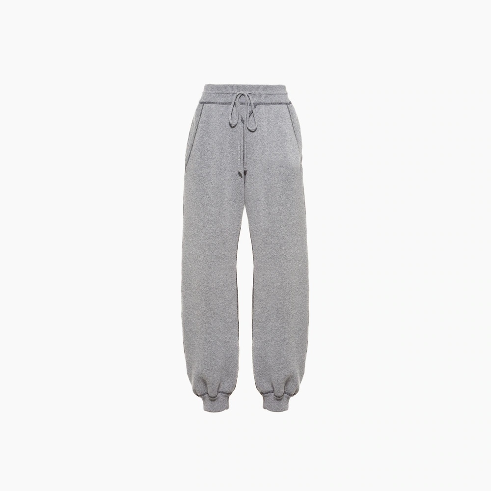 Wool and cashmere joggers - 1