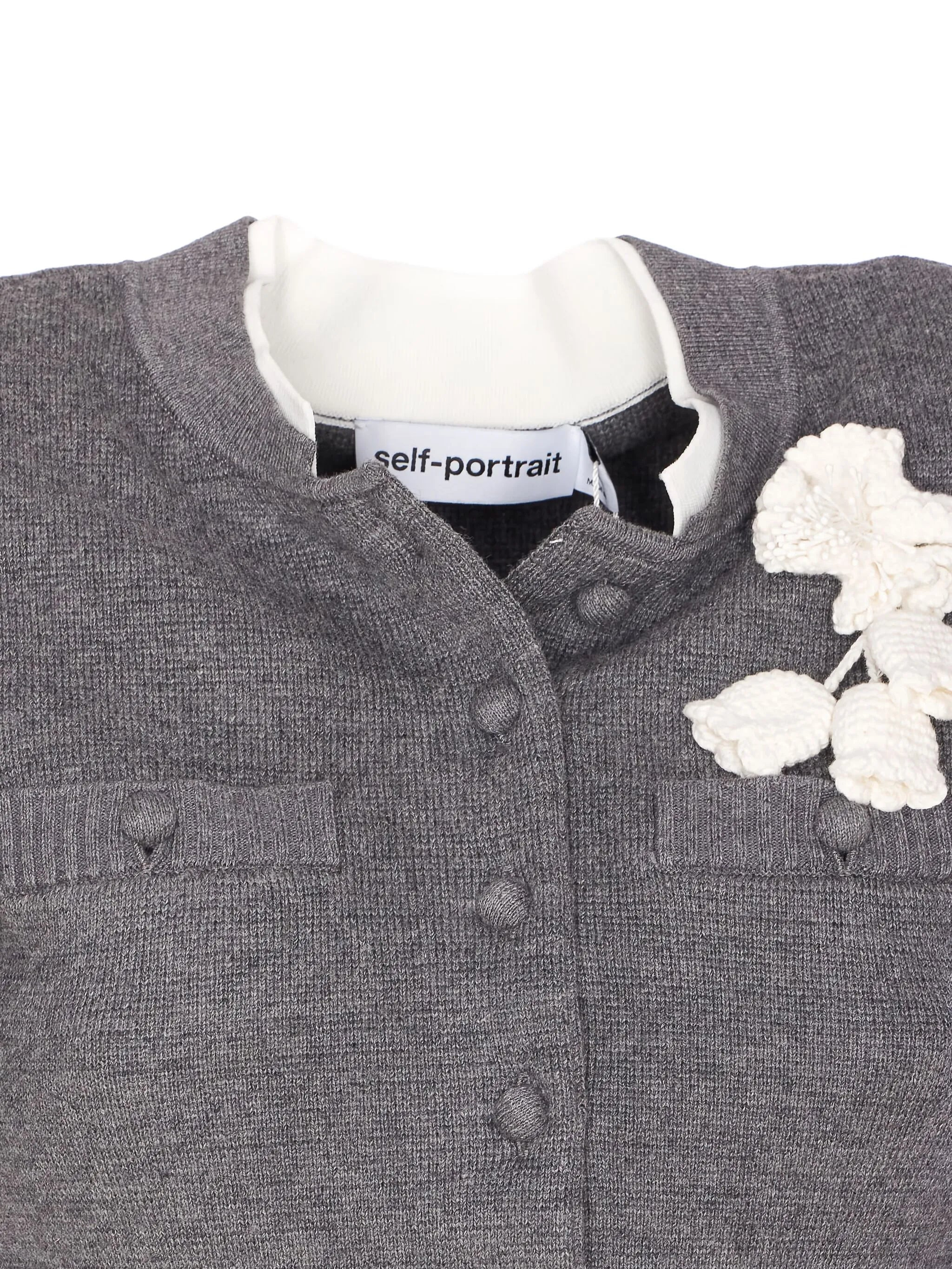 Self-portrait SELF PORTRAIT Sweaters Grey - 4
