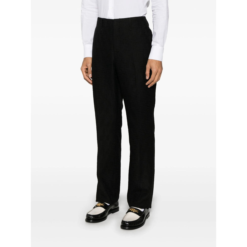Fendi Black Trousers - Tailored Trousers Men - 3