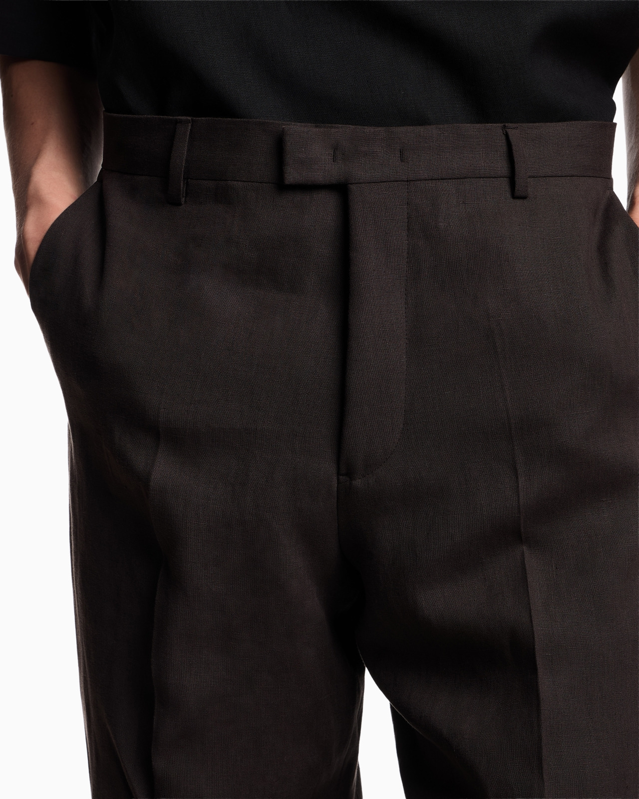 PURE LINEN TROUSERS - 5