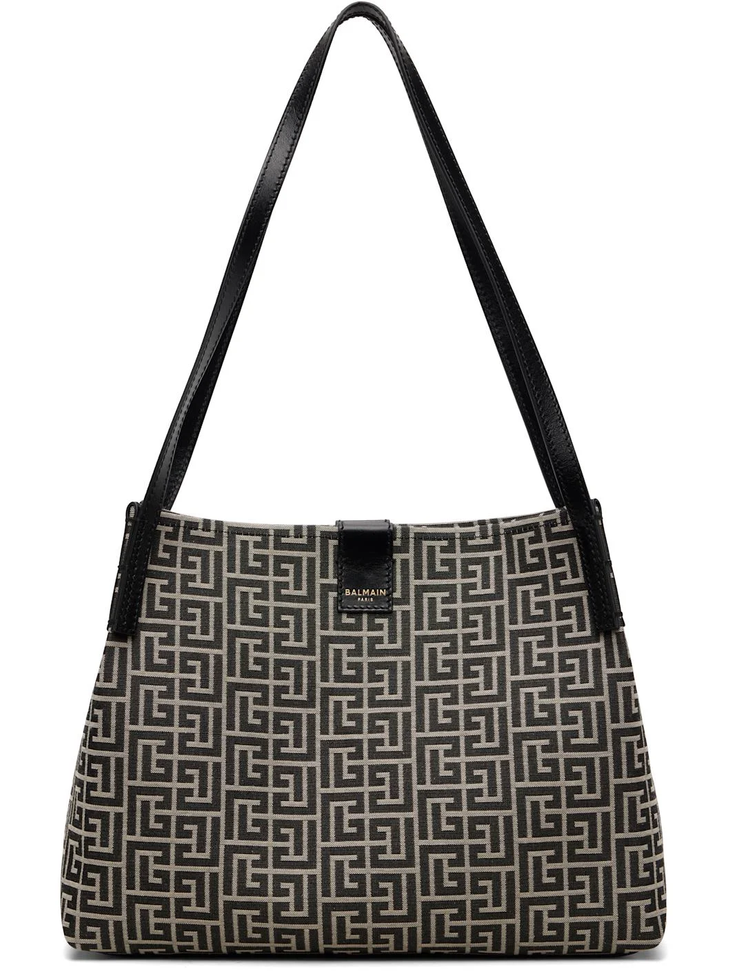 Black & Off-White Release Small Shopper Bag - 1