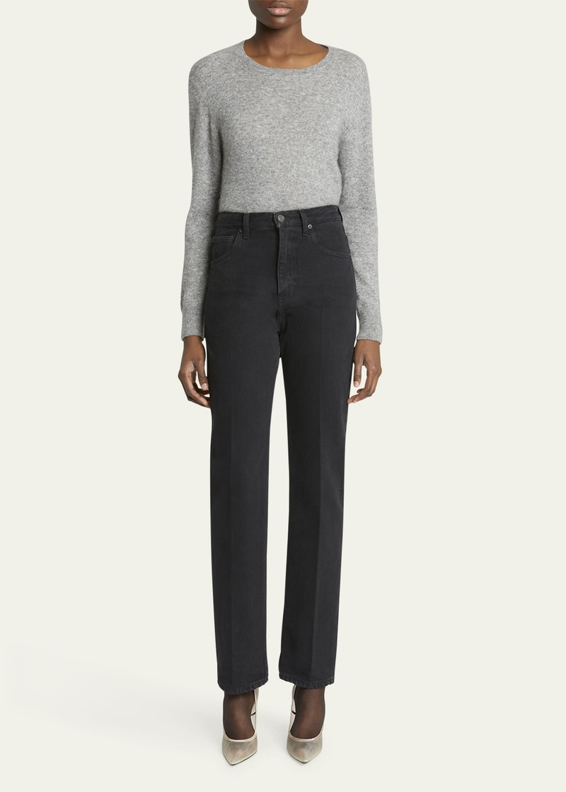 SAINT LAURENT Straight Leg Denim Pants outlook