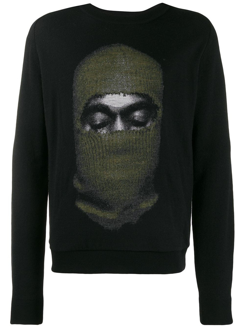 balaclava print sweatshirt 1