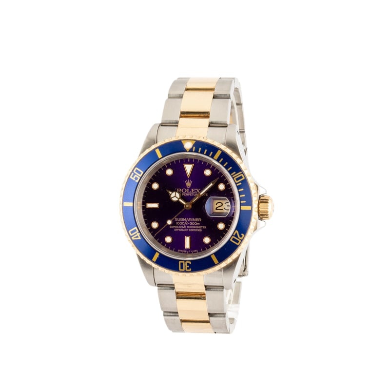 Rolex Submariner 16613 Two Tone Blue - 2