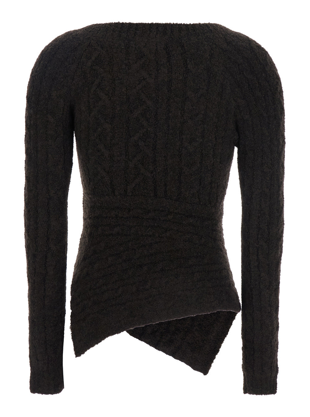 The Attico Women Cable Wool Mix Knit Sweater - 2
