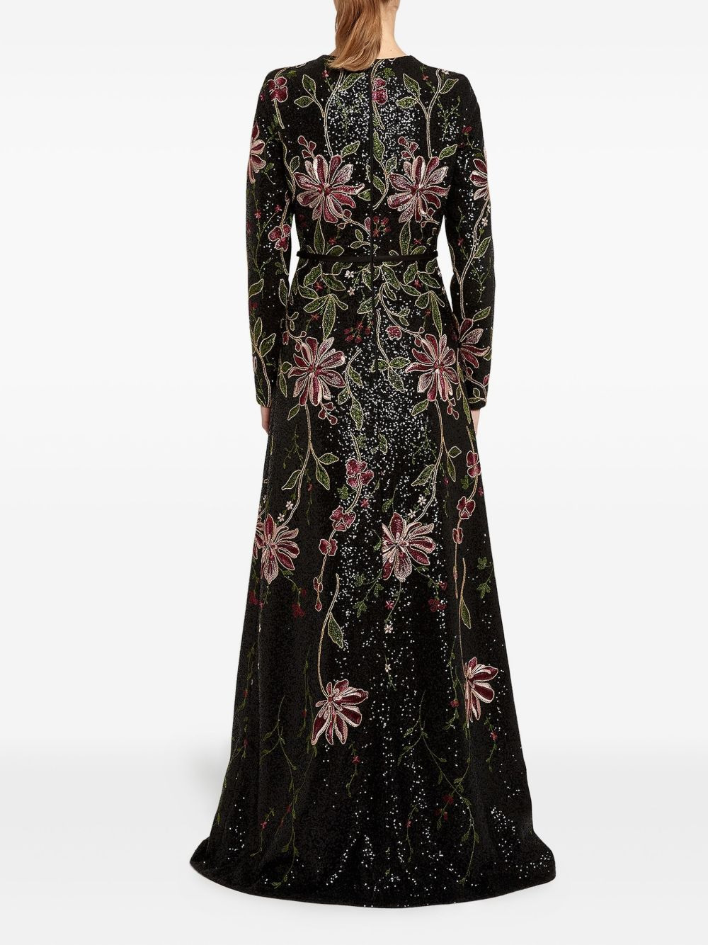 sequin-embellishment maxi dress - 4