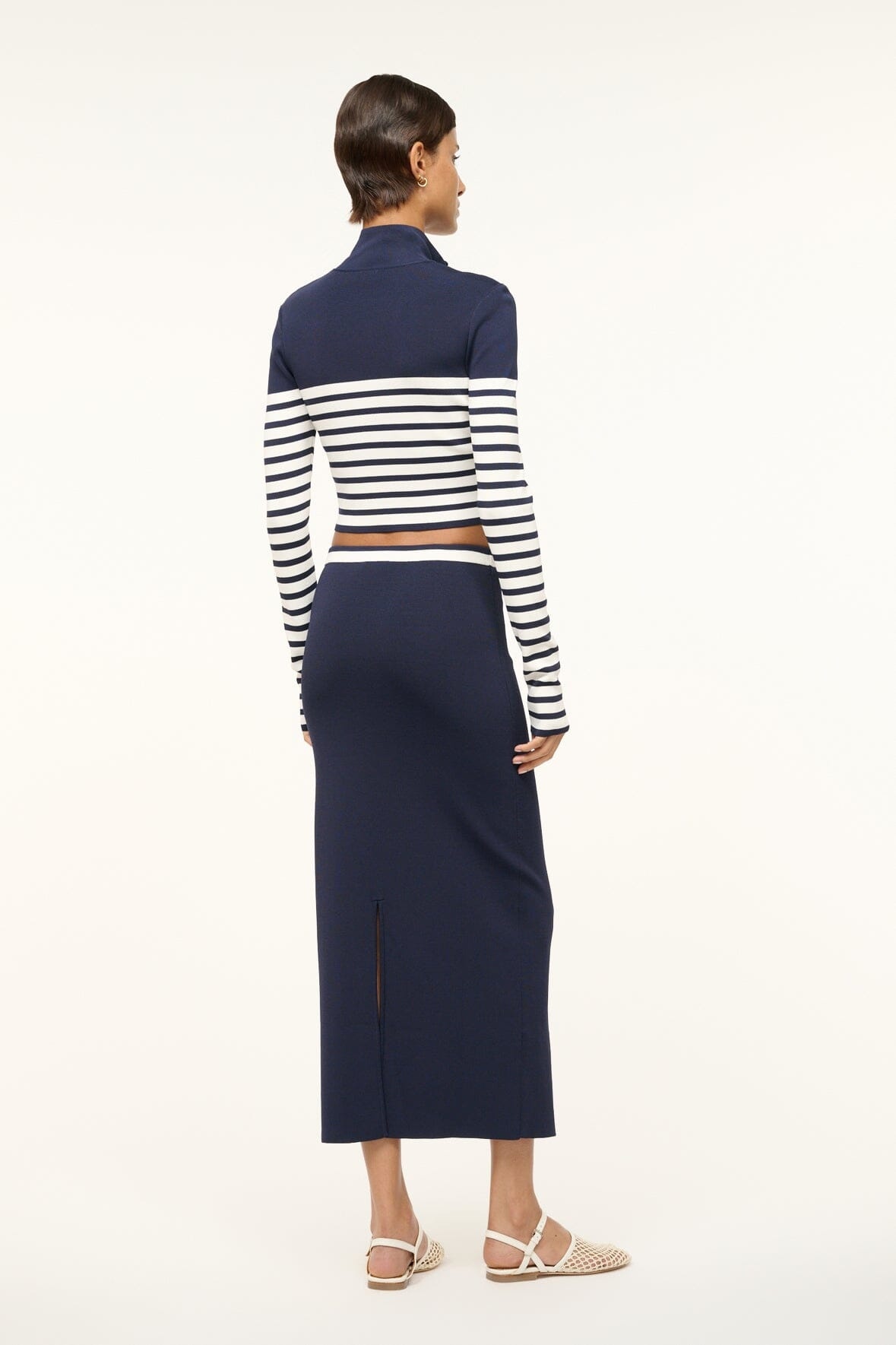 STAUD RAFT TOP NAVY WHITE - 4