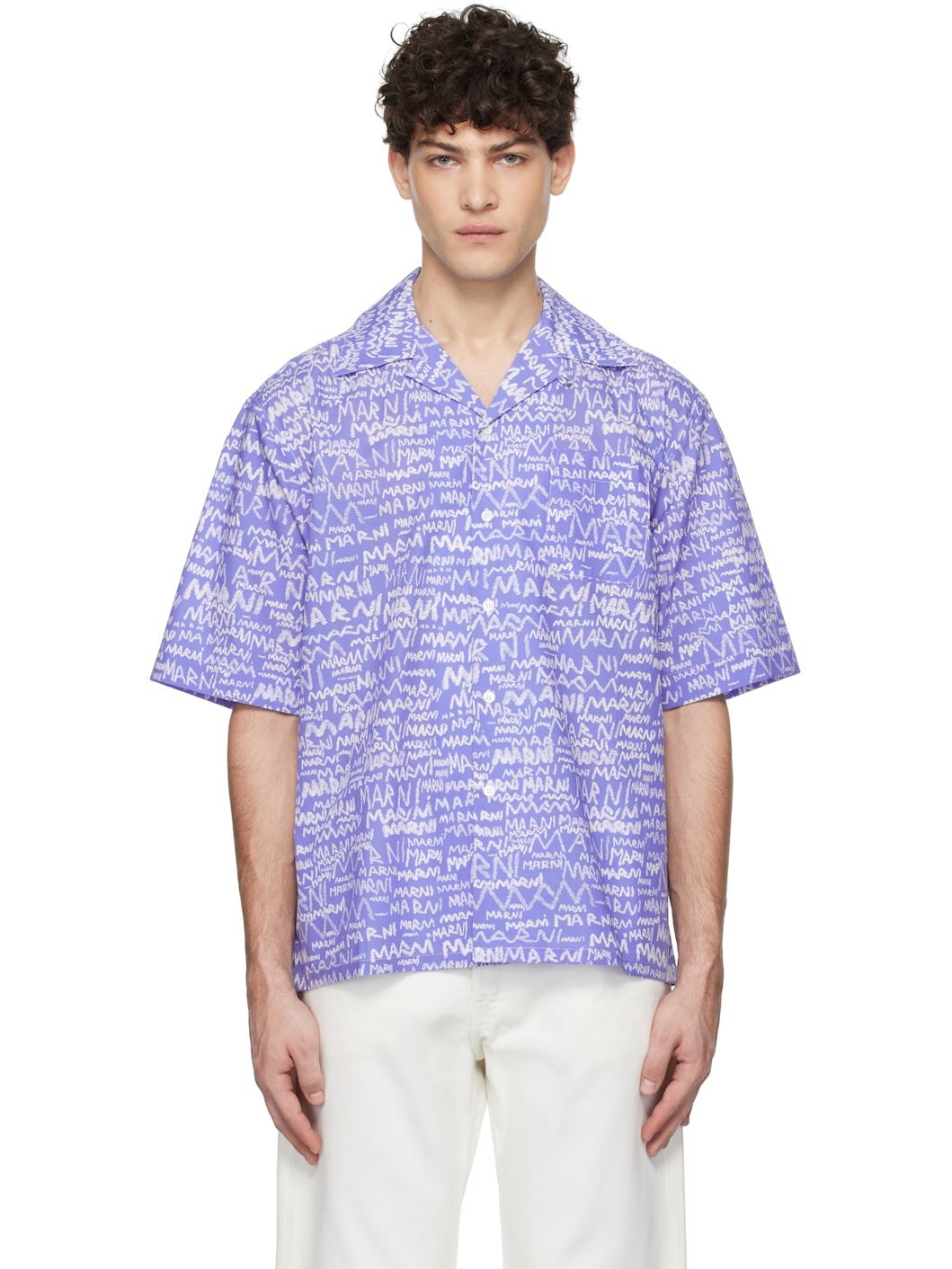 Blue Pencil Logo Shirt - 1