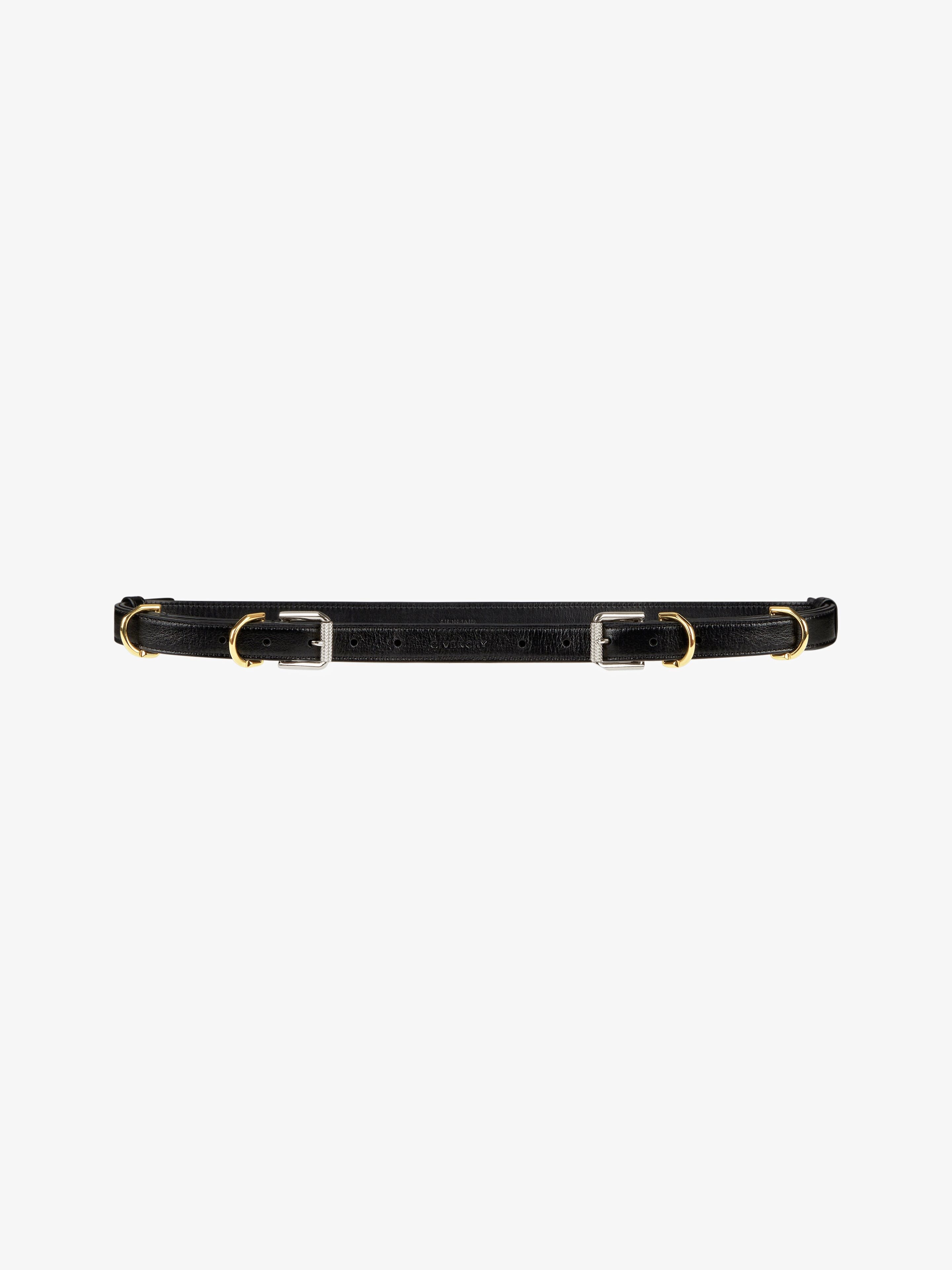 VOYOU BELT IN LEATHER - 1
