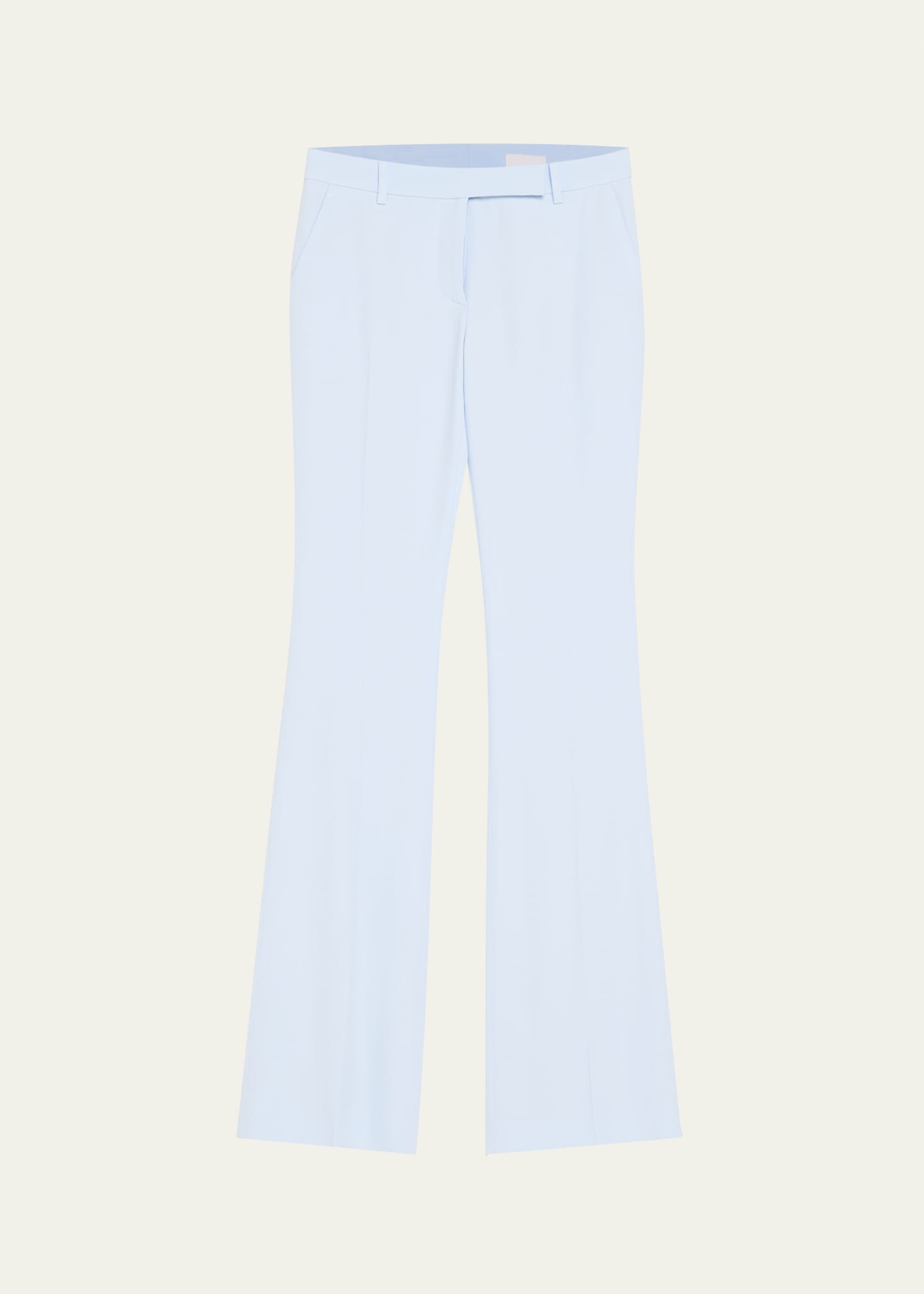 Bootcut Leaf Crepe Pants - 1