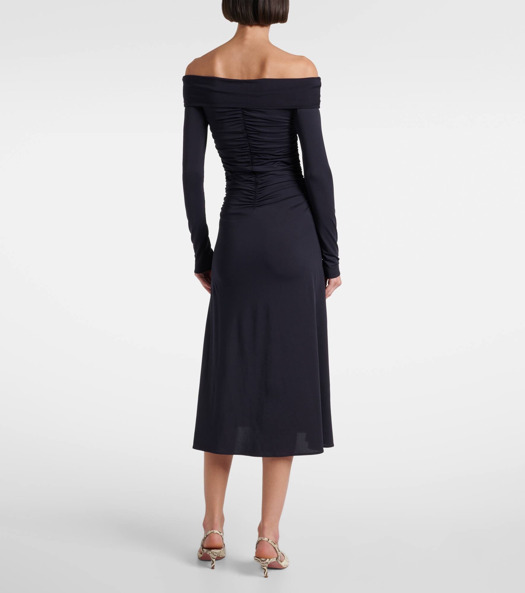Callie ruched jersey maxi dress - 3