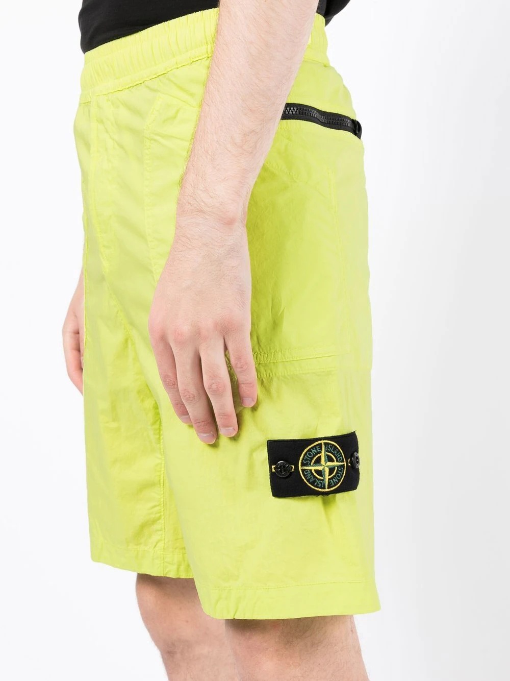 Compass-patch Bermuda shorts - 5