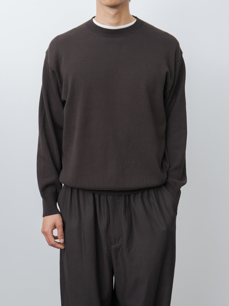 YOKO SAKAMOTO Crewneck Knit - Brown outlook