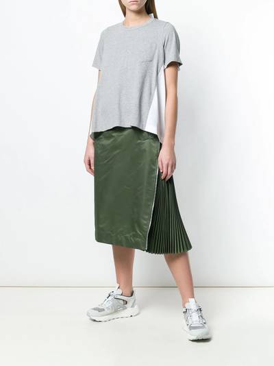 sacai elasticated waist skirt outlook