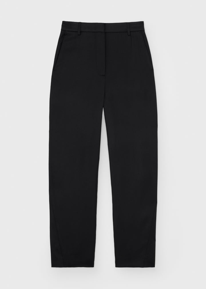 Twisted seam cotton wool trousers - 1