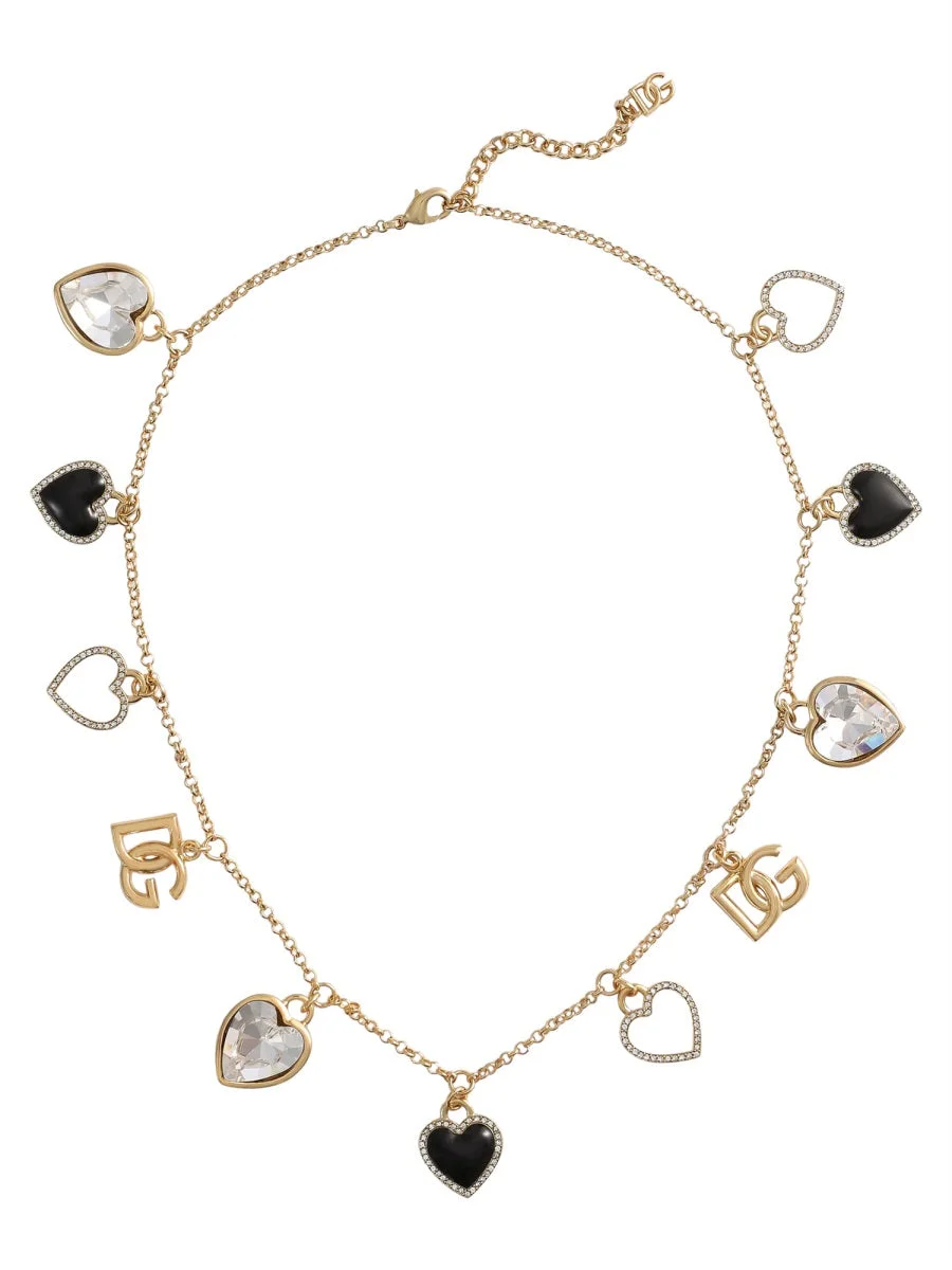 Dolce & Gabbana Women "Italian Tailoring" Necklace With Hearts - 1
