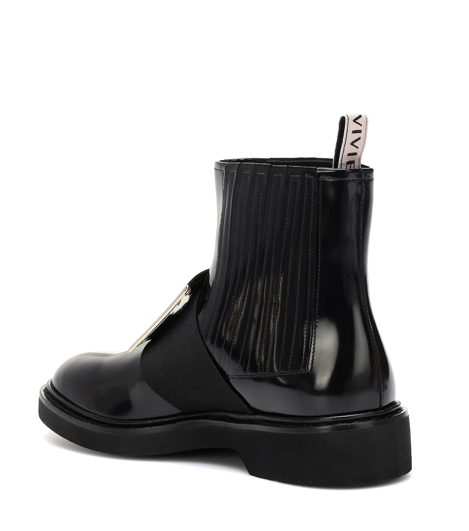 Chelsea Viv' leather ankle boots - 3
