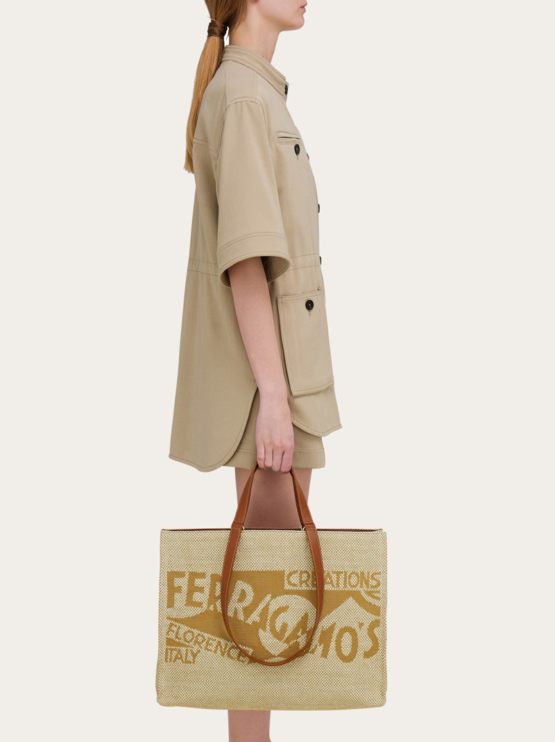 FERRAGAMO Tote bag with logo (XL) outlook