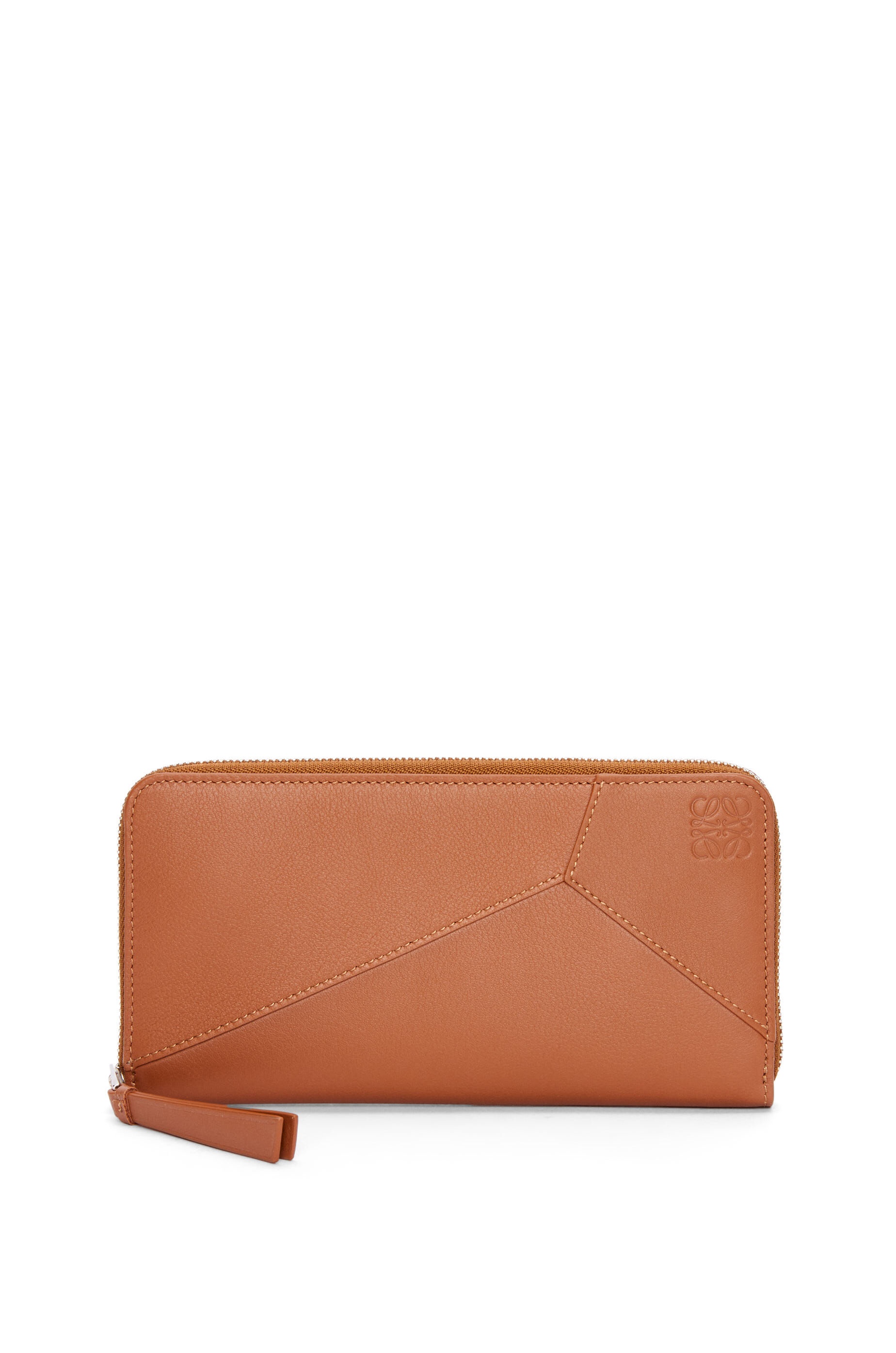 Puzzle Edge zip wallet in classic calfskin - 1