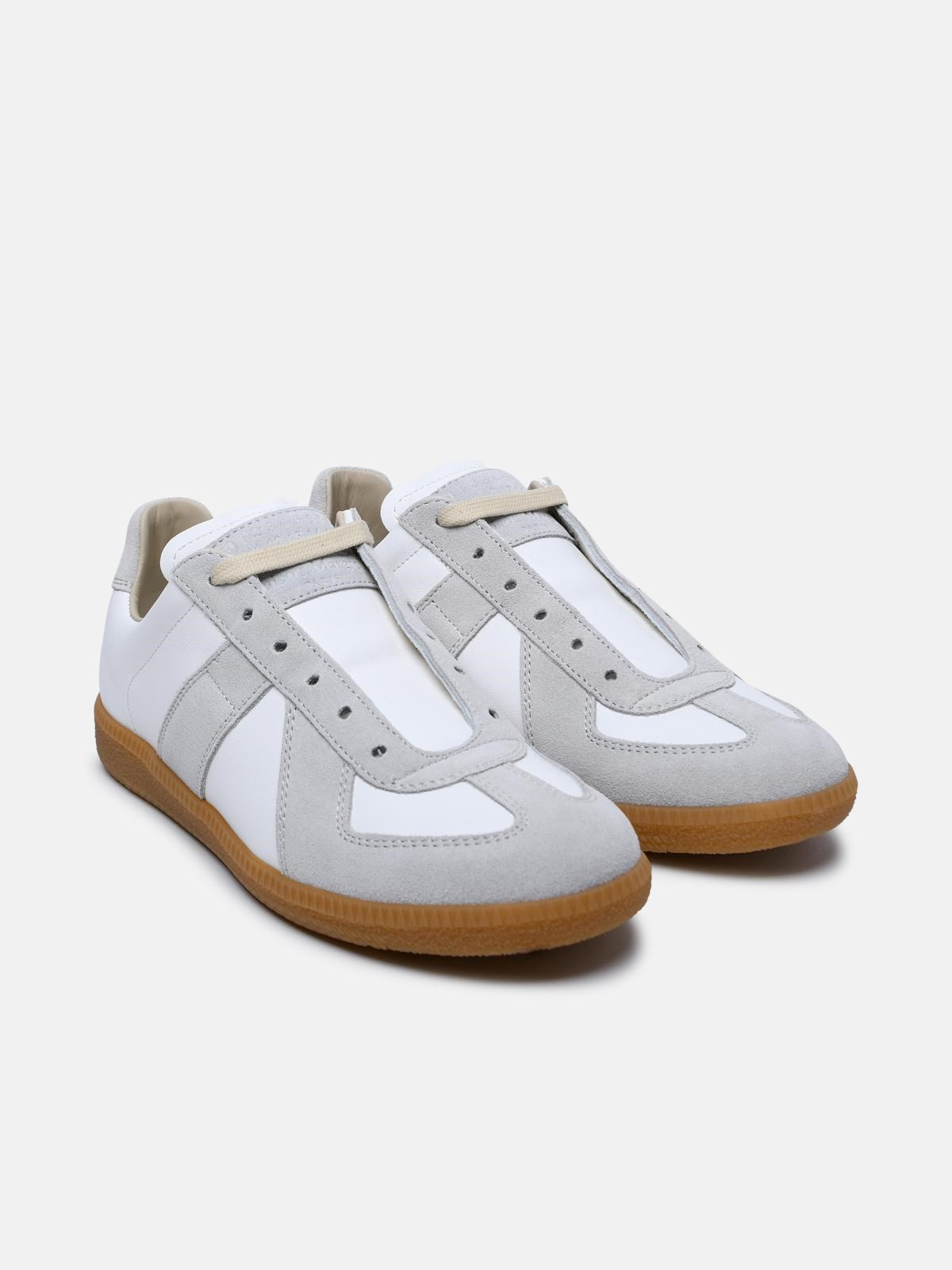 LEATHER REPLICA SNEAKER - 2