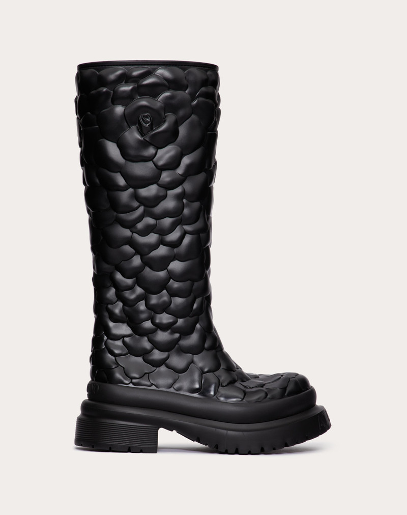VALENTINO GARAVANI ATELIER SHOES 03 ROSE EDITION 고무 BOOT 50 MM - 1