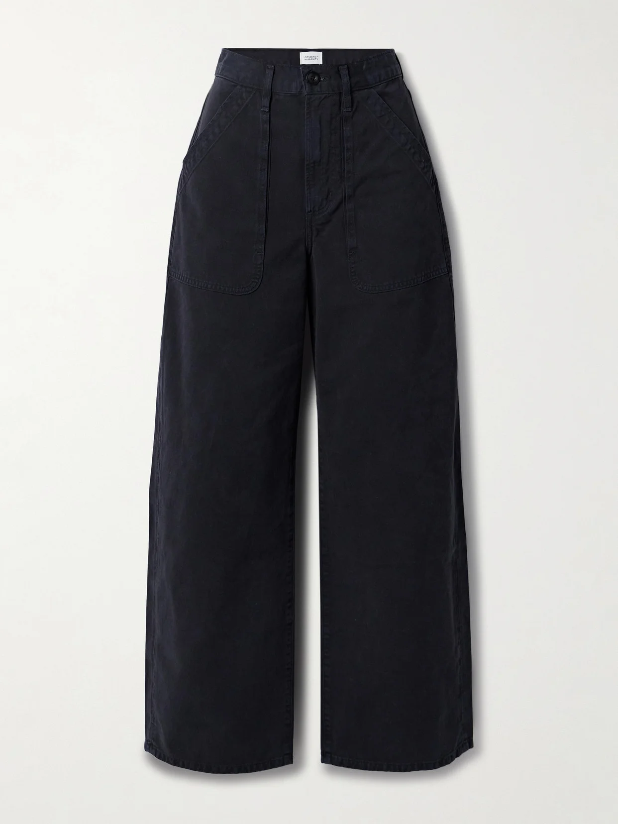 Ayla Cargo High-rise Wide-leg Jeans - 1