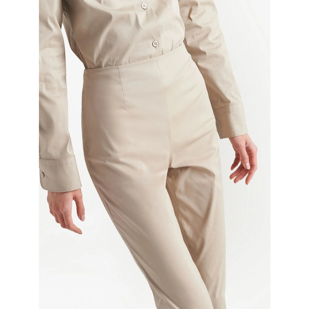 Prada Neutrals Trousers - Slim-Fit Trousers Women - 5
