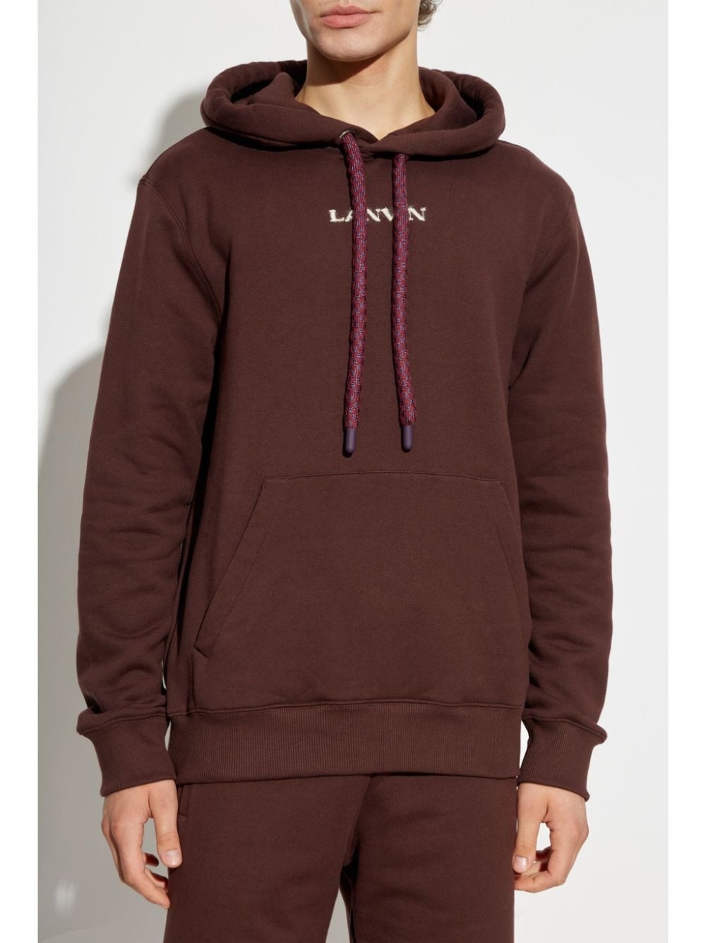 logo-embroidered hoodie - 3