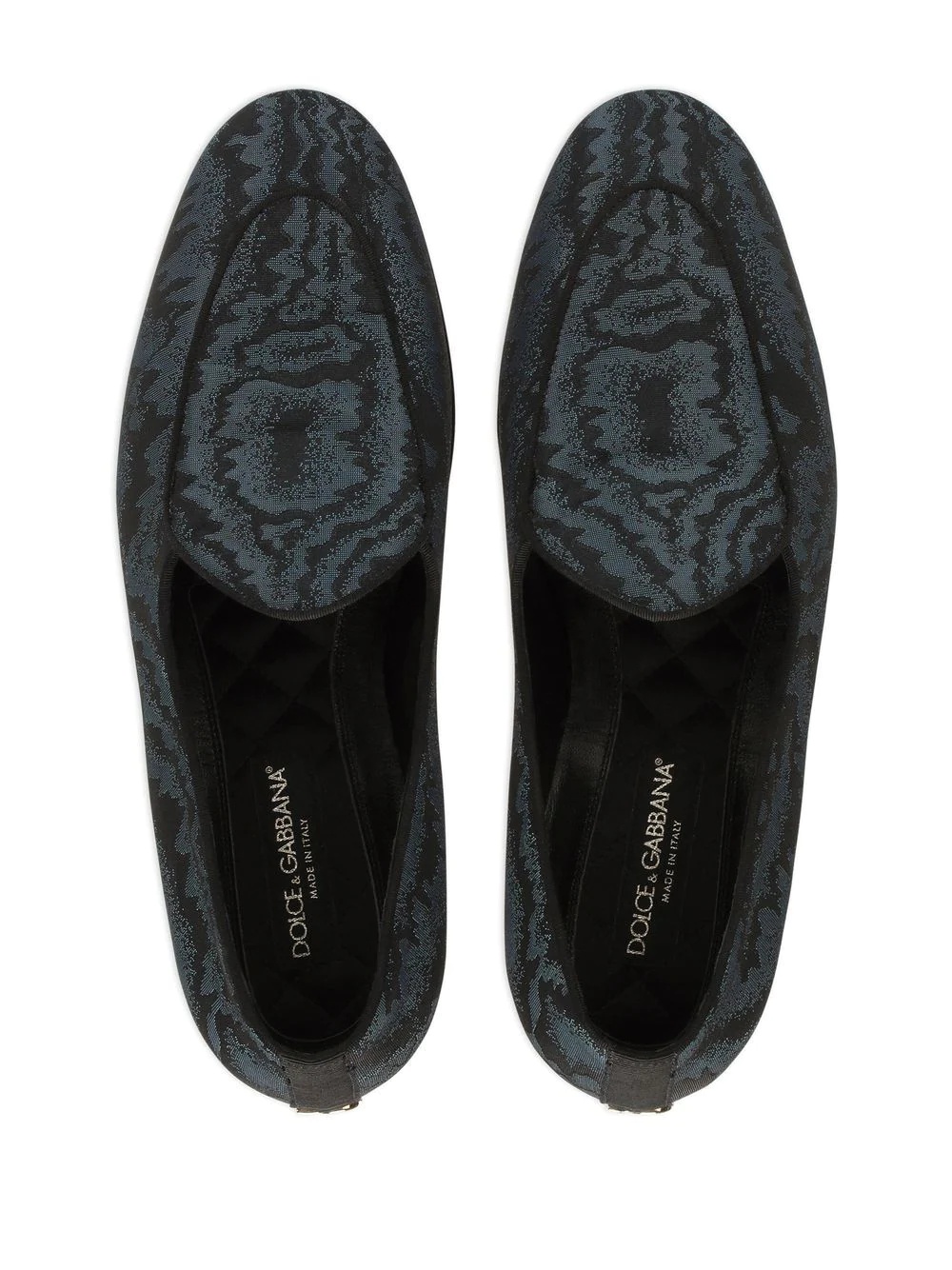 Iridescent fabric Caravaggio slippers - 4