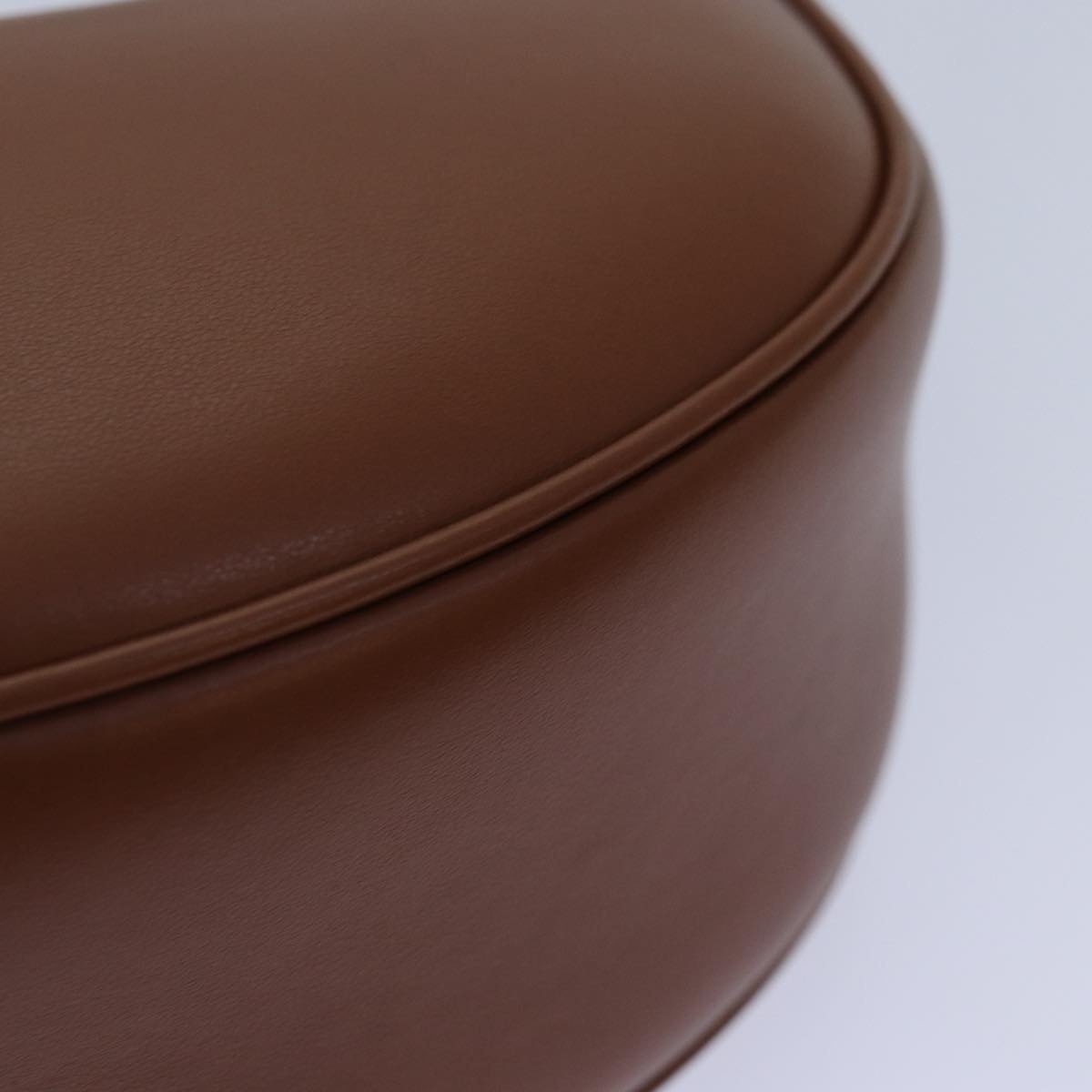 CELINE Triomphe Hand Bag Leather Brown Gold - 16