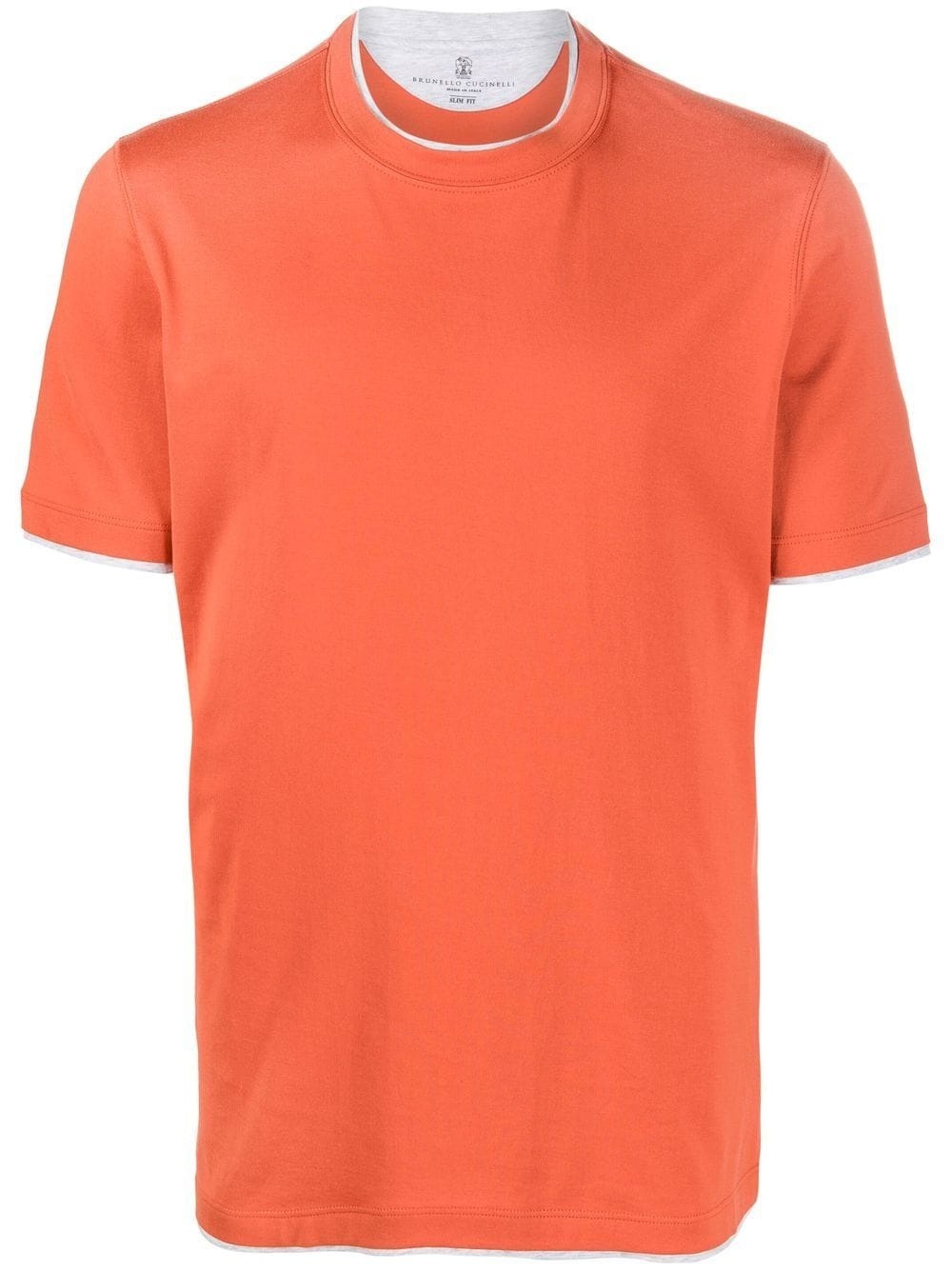 round neck short-sleeved T-shirt - 1