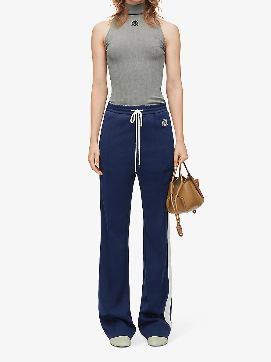 Loewe High neck top in cotton blend | REVERSIBLE