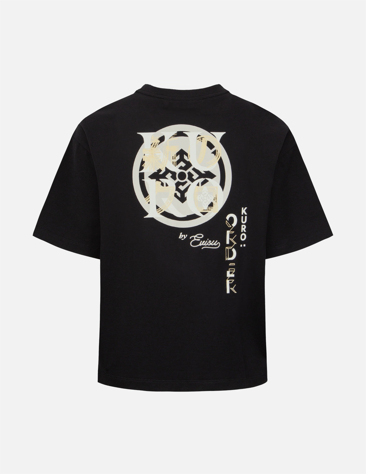 Logo and Kamon Print T-shirt - 2