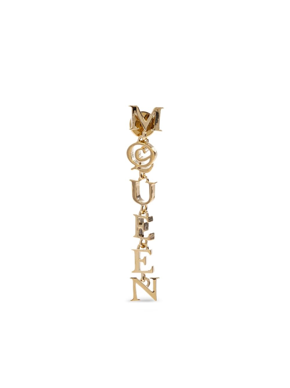 logo-charm earrings - 3