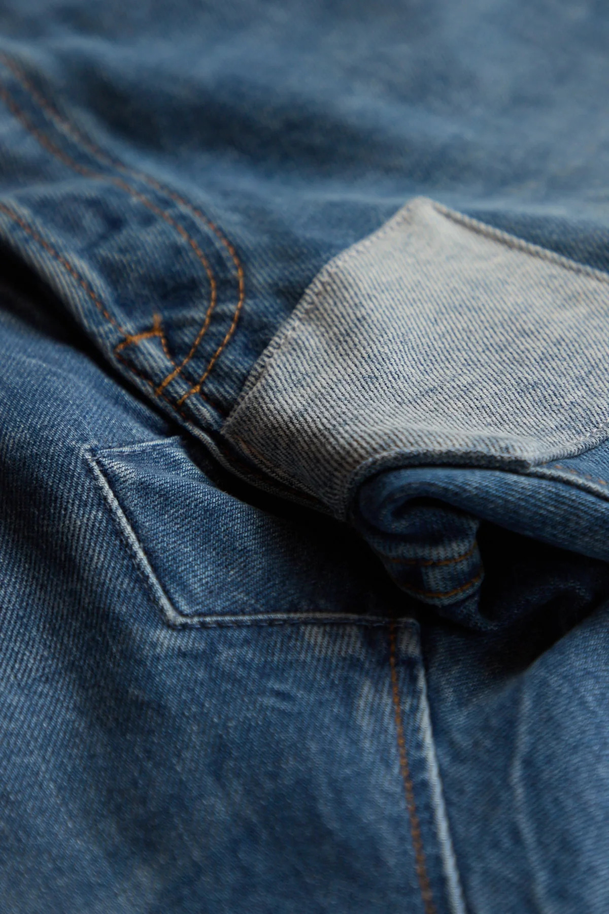 Maison Margiela Slim Repaired Jeans Vintage Medium Blue - 3