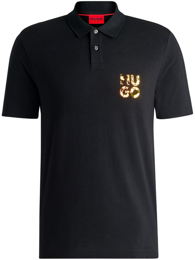 logo-print polo shirt 1