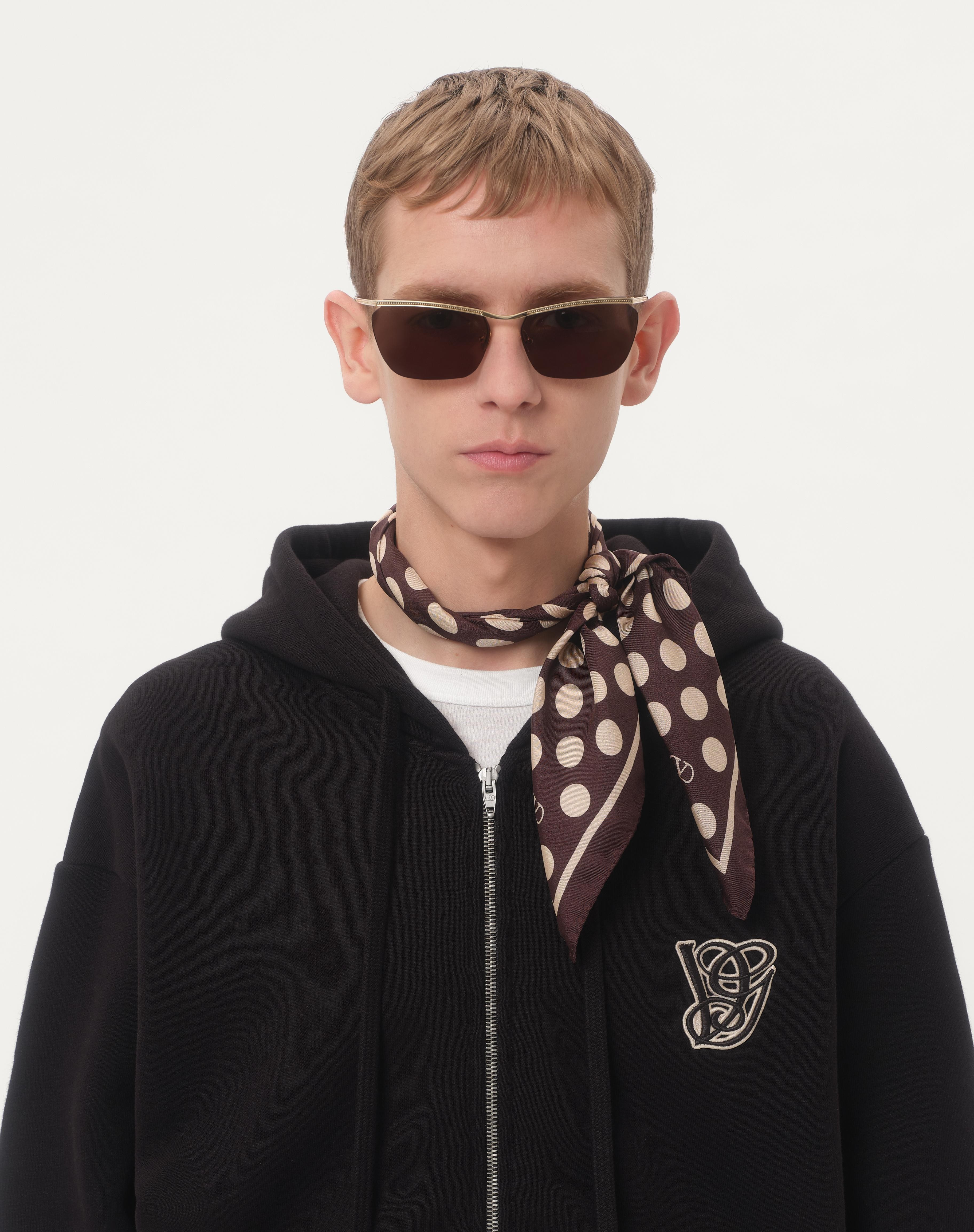 COTTON HOODED SWEATSHIRT WITH VG PATCH - 4