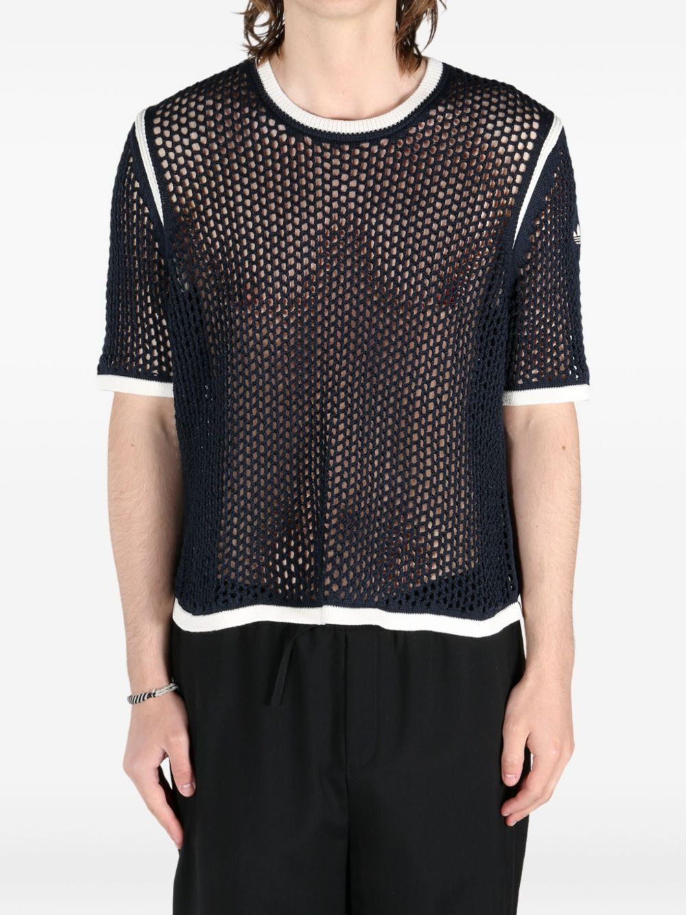 x Wales Bonner crochet T-shirt - 2