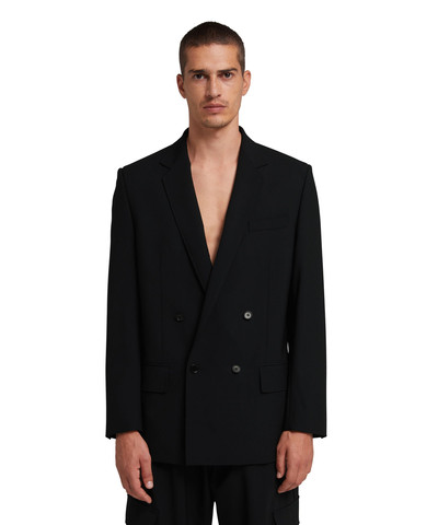 MSGM Fresh wool double-breasted jacket outlook