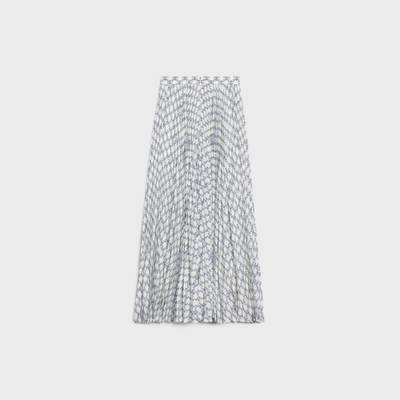 CELINE SUN-PLEATED SKIRT IN CRÊPE DE CHINE outlook