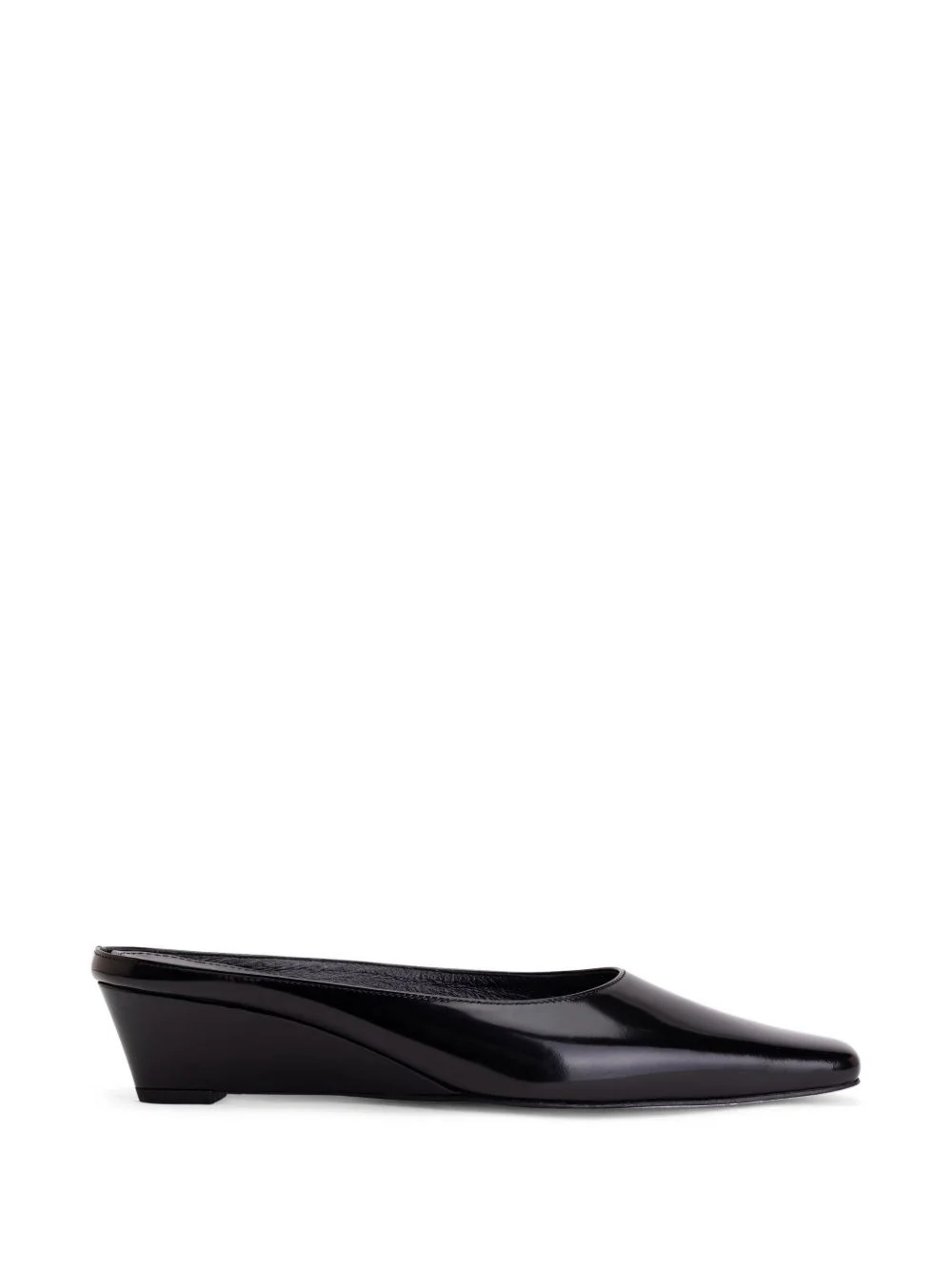 pointed-toe wedge-heel mules - 1