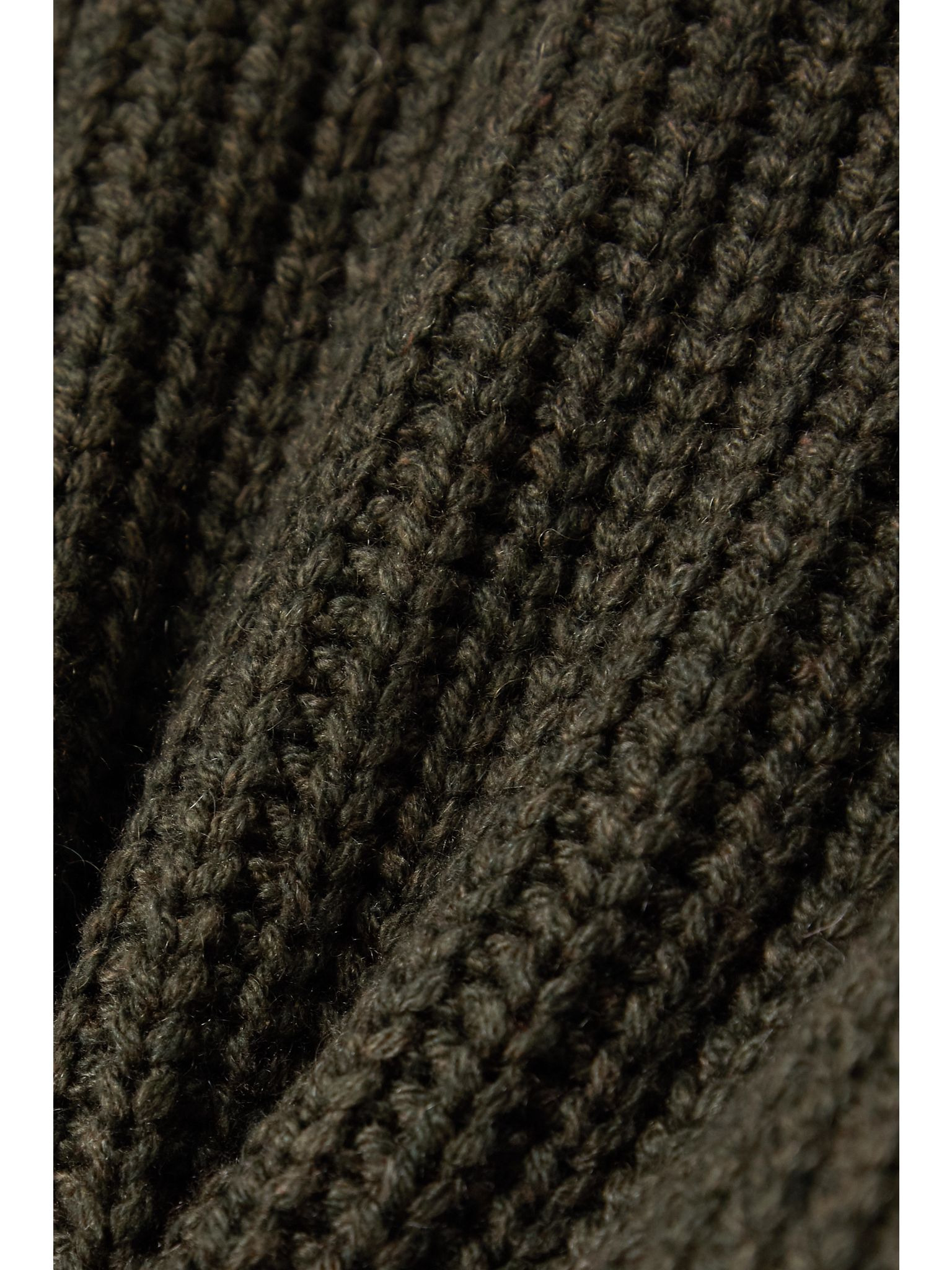 Davenport ribbed cashmere sweater Dark green - 5