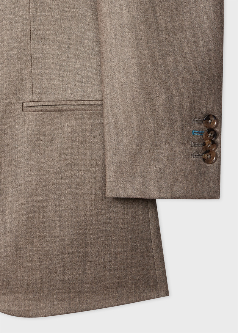 Women's Grey Wool-Cashmere Flannel Blazer 7