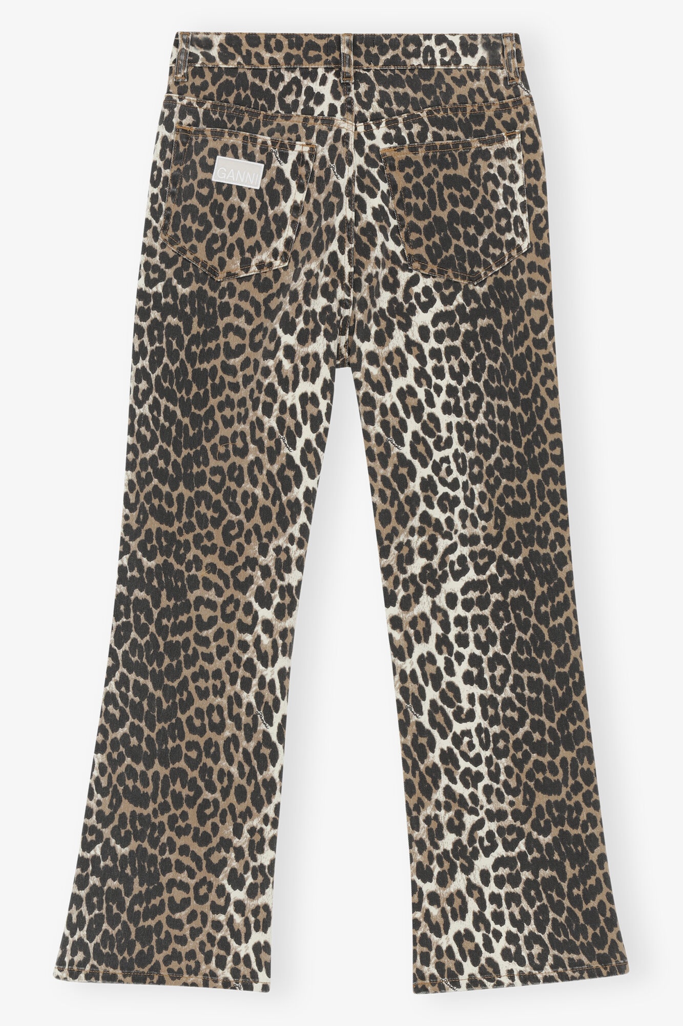 LEOPARD BETZY CROPPED JEANS - 7