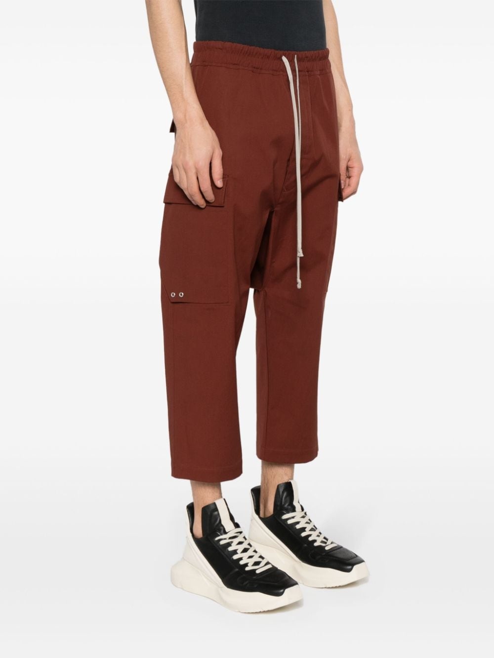 cropped cargo trousers - 3