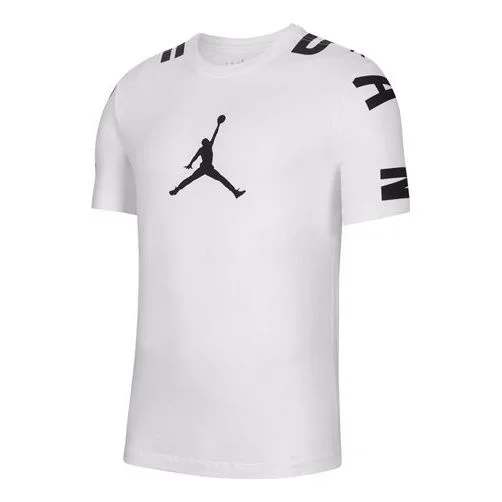 Air Jordan Casual Sports Round Neck Pullover Short Sleeve White CZ2490-100 - 1