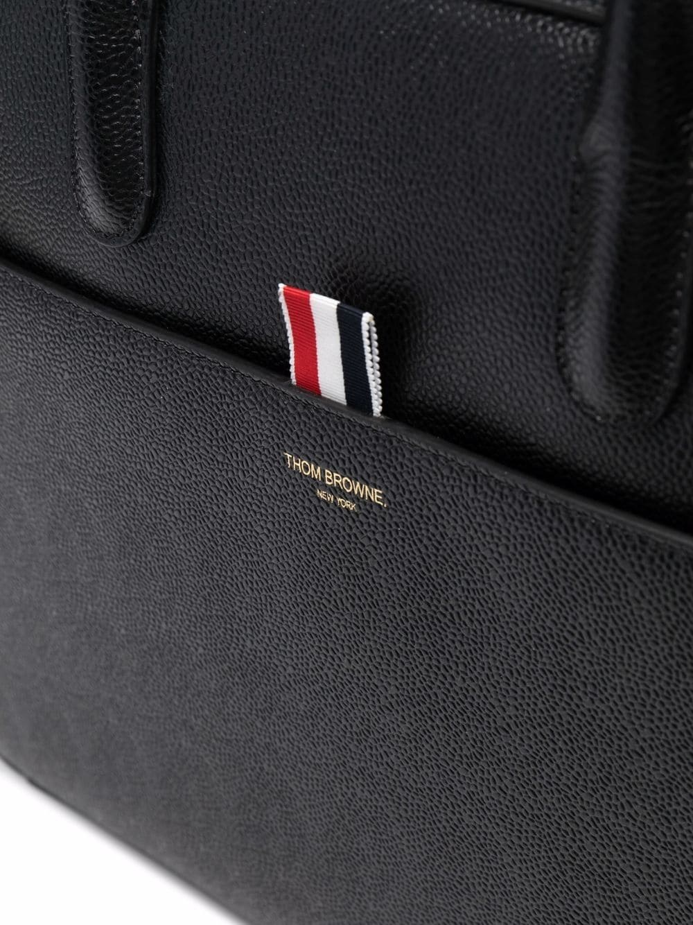 grosgrain-tab briefcase - 4