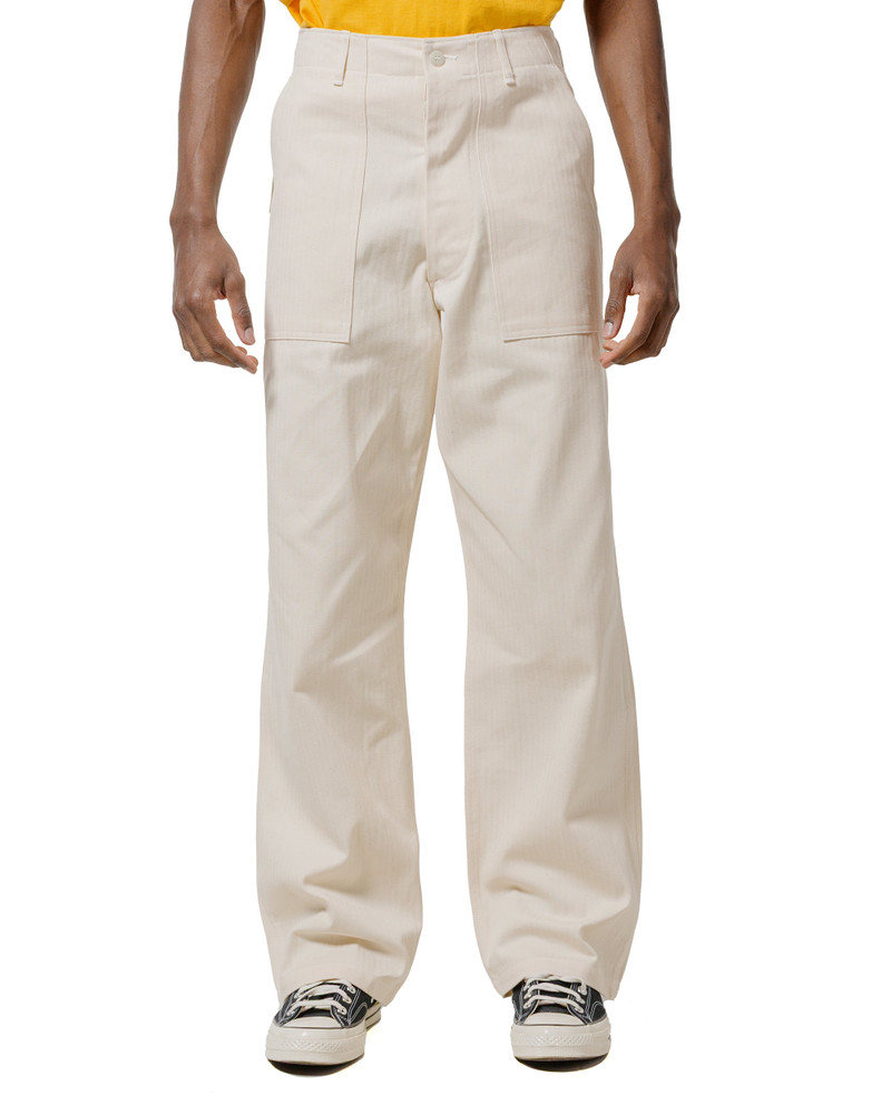 The Real McCoys MP23017 Utility Trousers / White HBT Ecru outlook