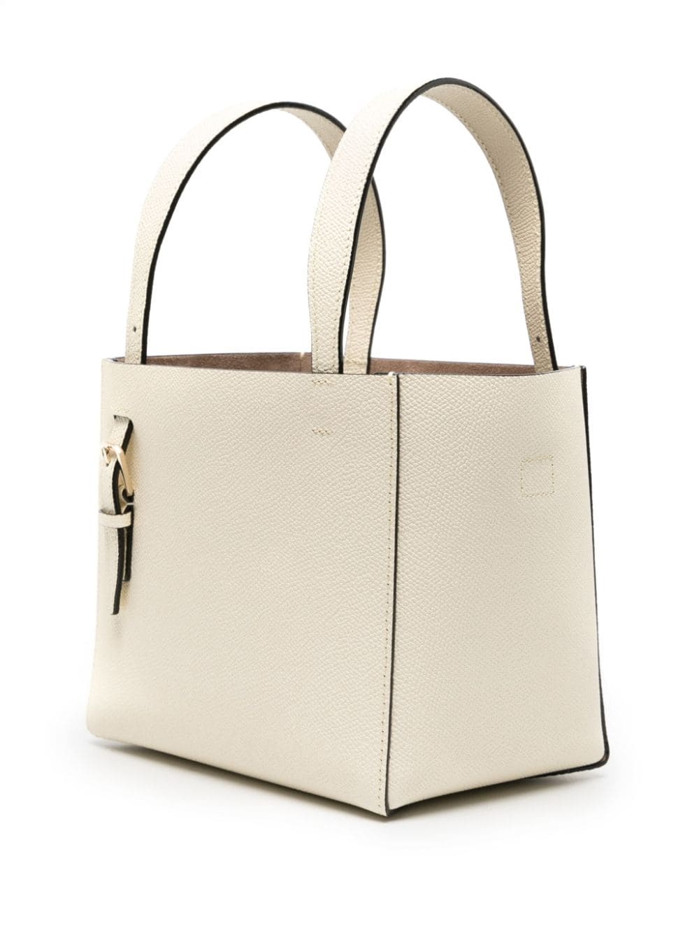 micro Bucket leather tote bag - 3